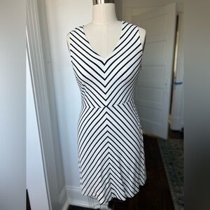 Banana Republic stripe sleeveless dress